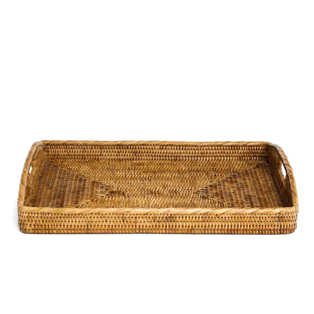 Pomegranate Woven Rattan Morning Tray