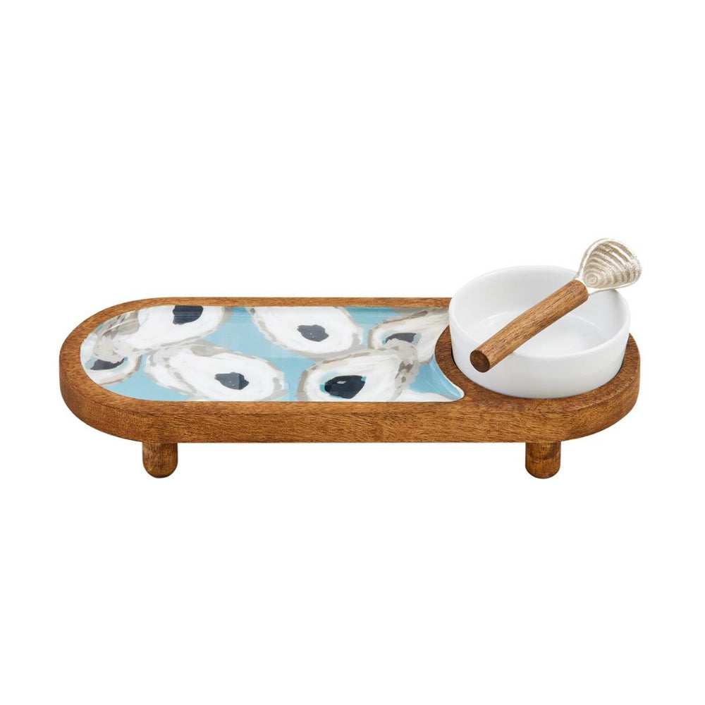 Mud Pie Oyster Tray & Dip Set