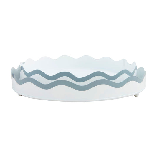 Mud Pie Wavy Metal Tray