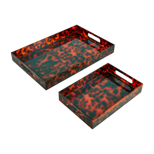 Mud Pie Acrylic Tortoise Trays