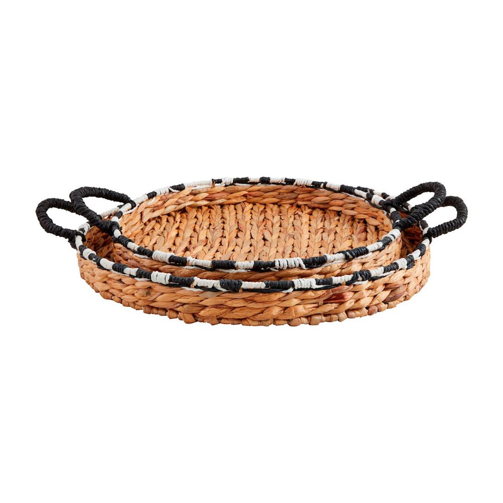 Mud Pie Stripe Edge Trays