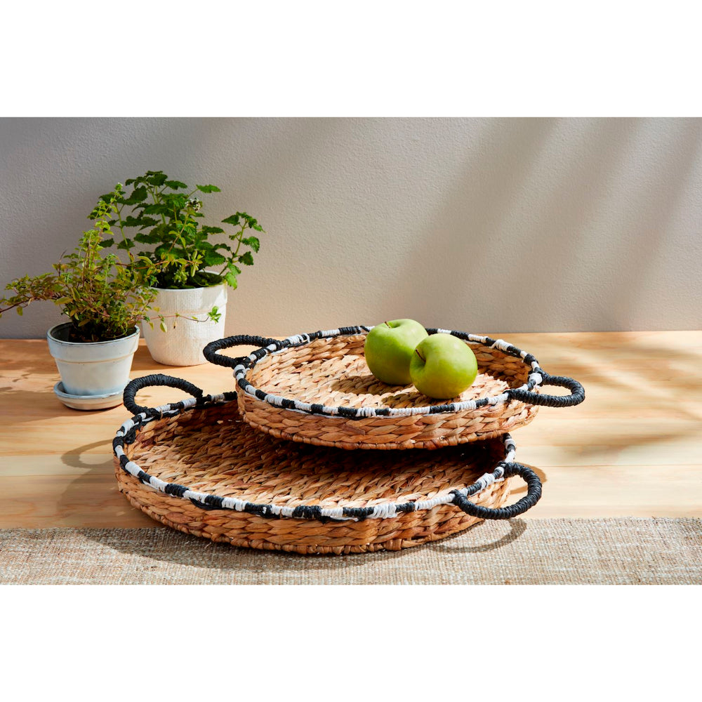 Mud Pie Stripe Edge Trays