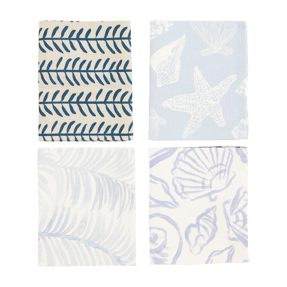 Mud Pie Blue & White Sea Towels
