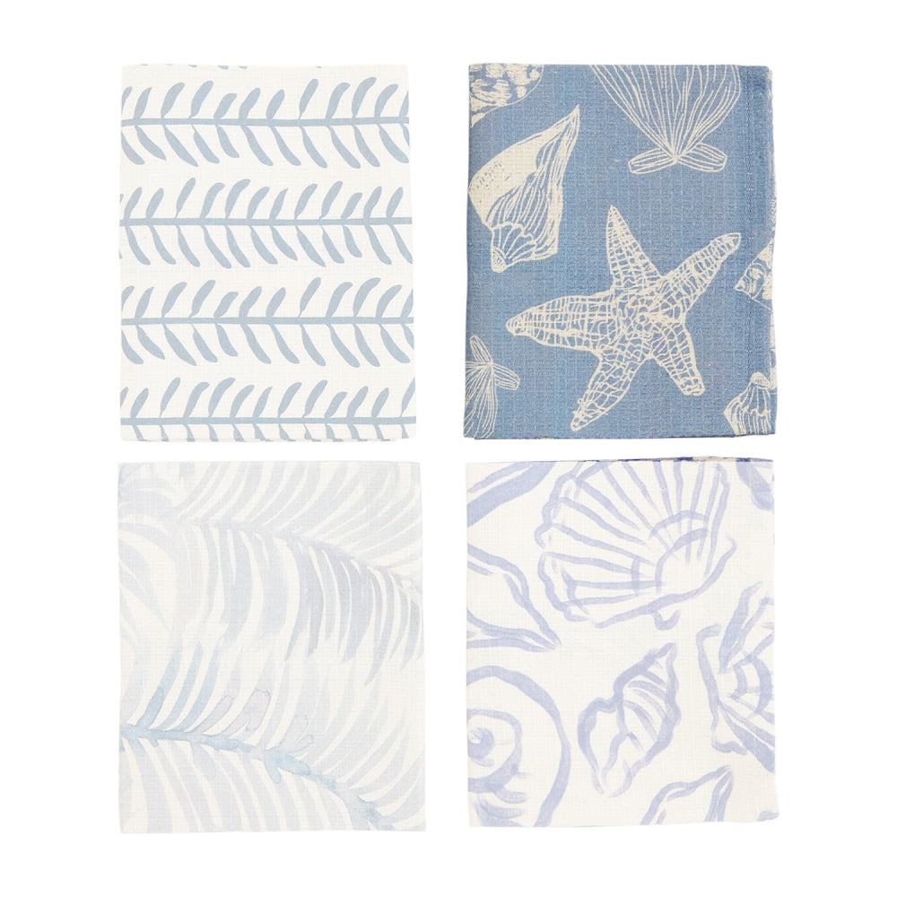 Mud Pie Blue & White Sea Towels
