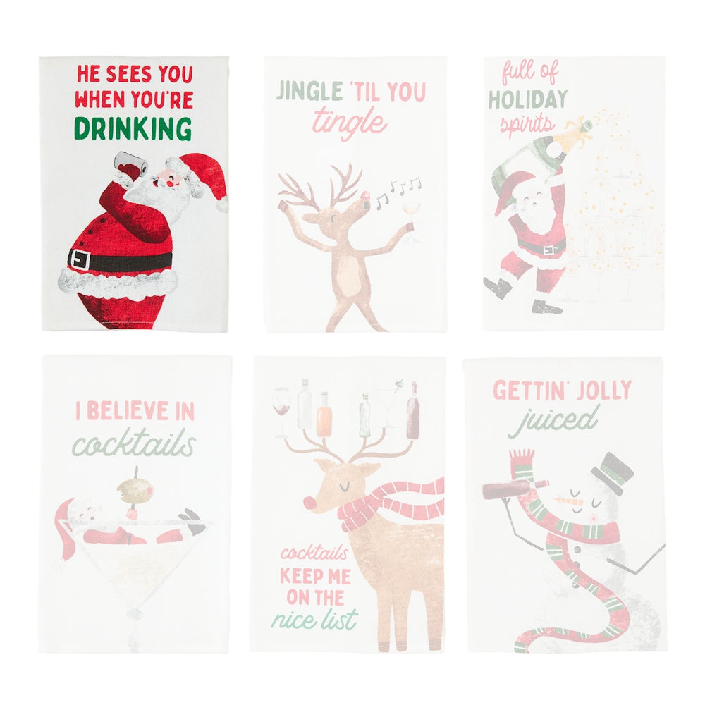 Mud Pie Holiday Bar Towel