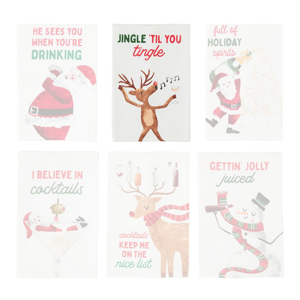 Mud Pie Holiday Bar Towel