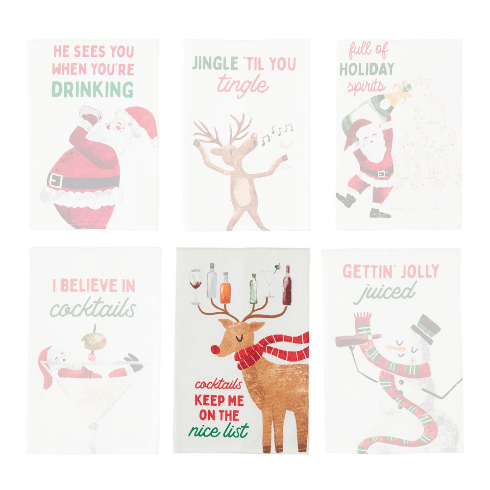 Mud Pie Holiday Bar Towel