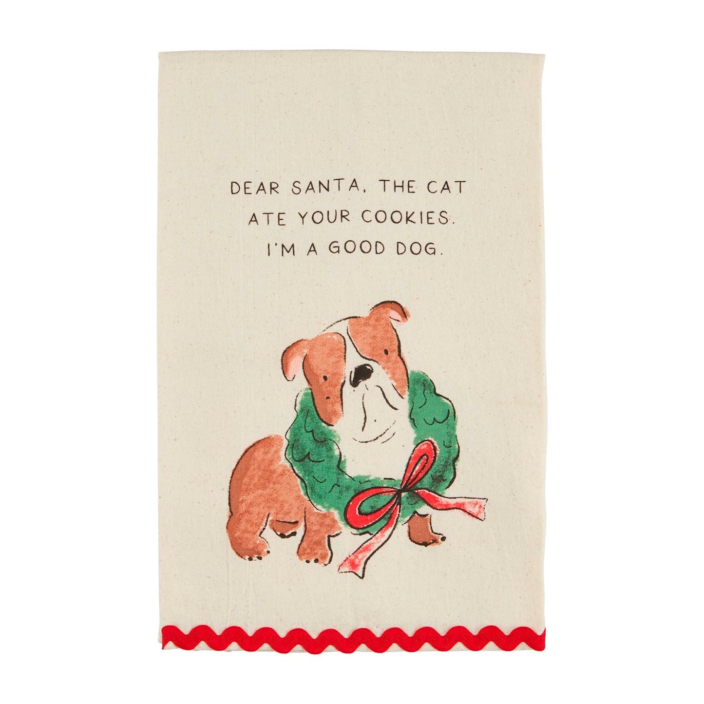 Mud Pie Christmas Pet Towels