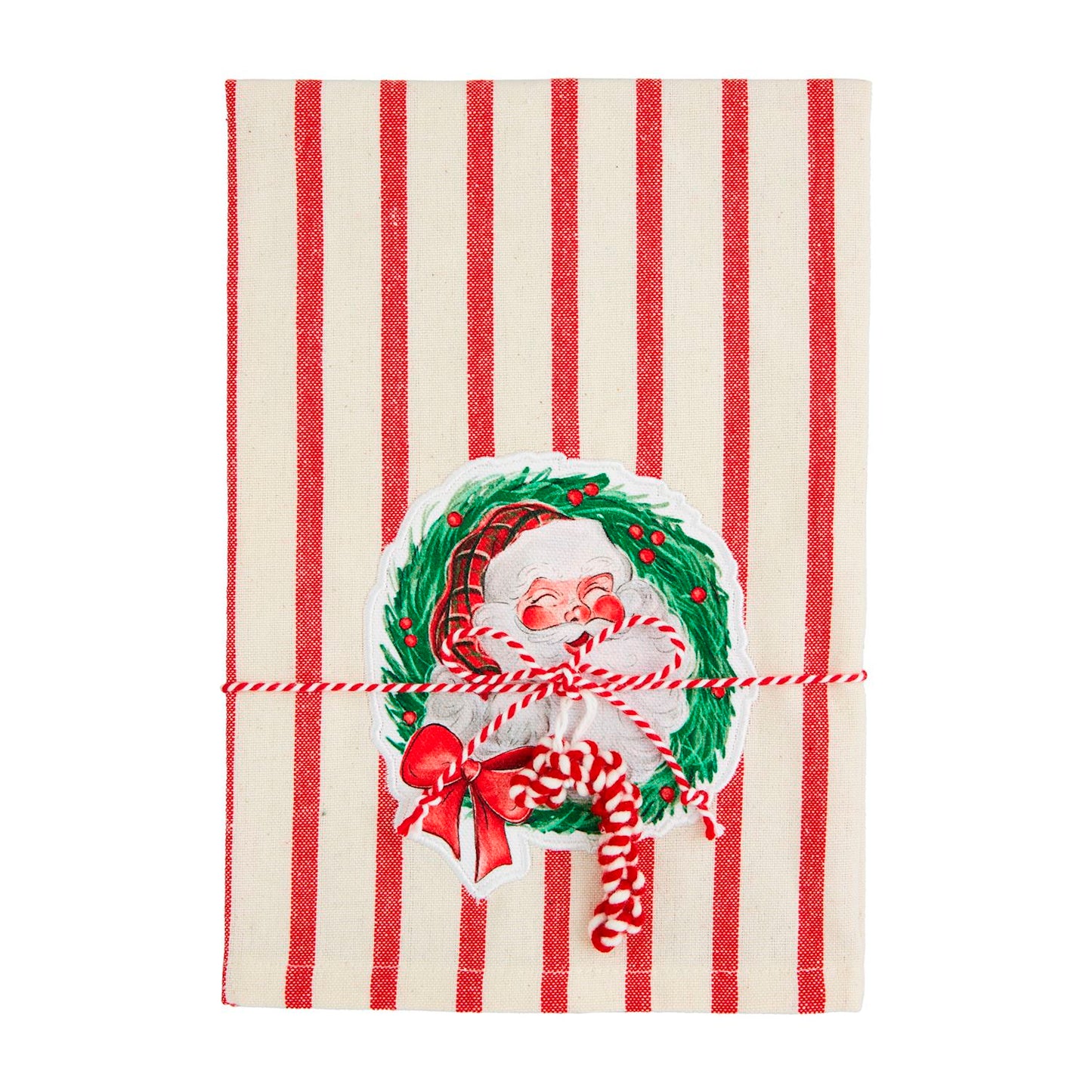 Mud Pie Classic Christmas Patch Towel