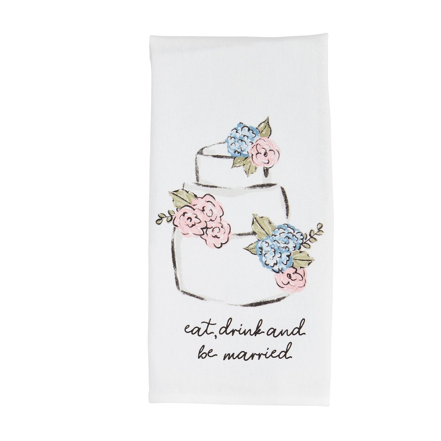 Mud Pie Cotton Wedding Hand Towel