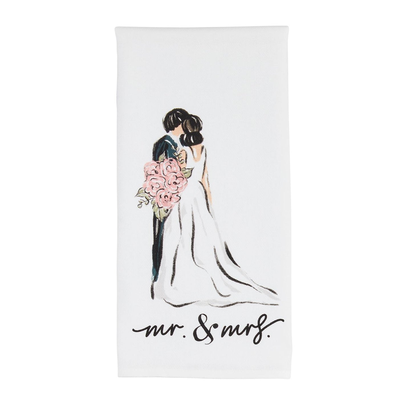 Mud Pie Cotton Wedding Hand Towel