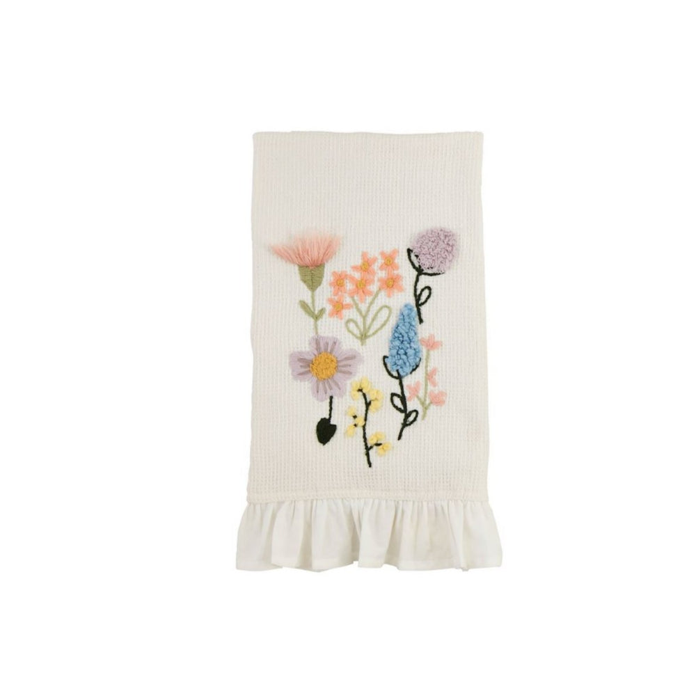 Mud Pie Waffle Weave Towel