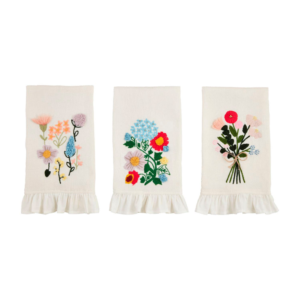 Mud Pie Waffle Weave Towel