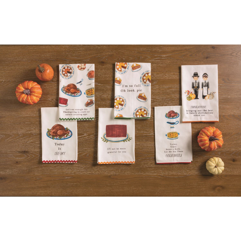 Mud Pie Thanksgiving Trim Towels