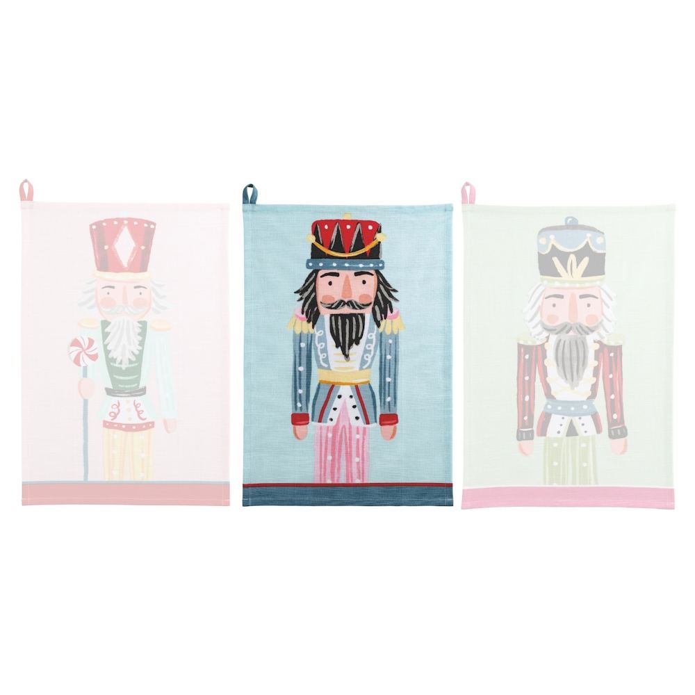 Mud Pie Nutcracker Towels