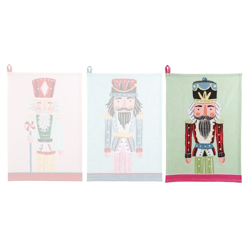 Mud Pie Nutcracker Towels