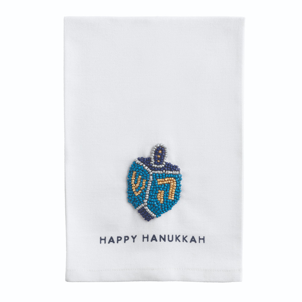 Mud Pie Beaded Hanukkah Towel