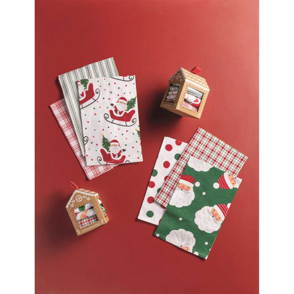 Mud Pie Gingerbread House Towel Sets