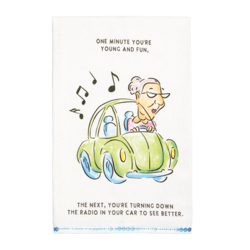 Mud Pie Sequin Birthday Towels
