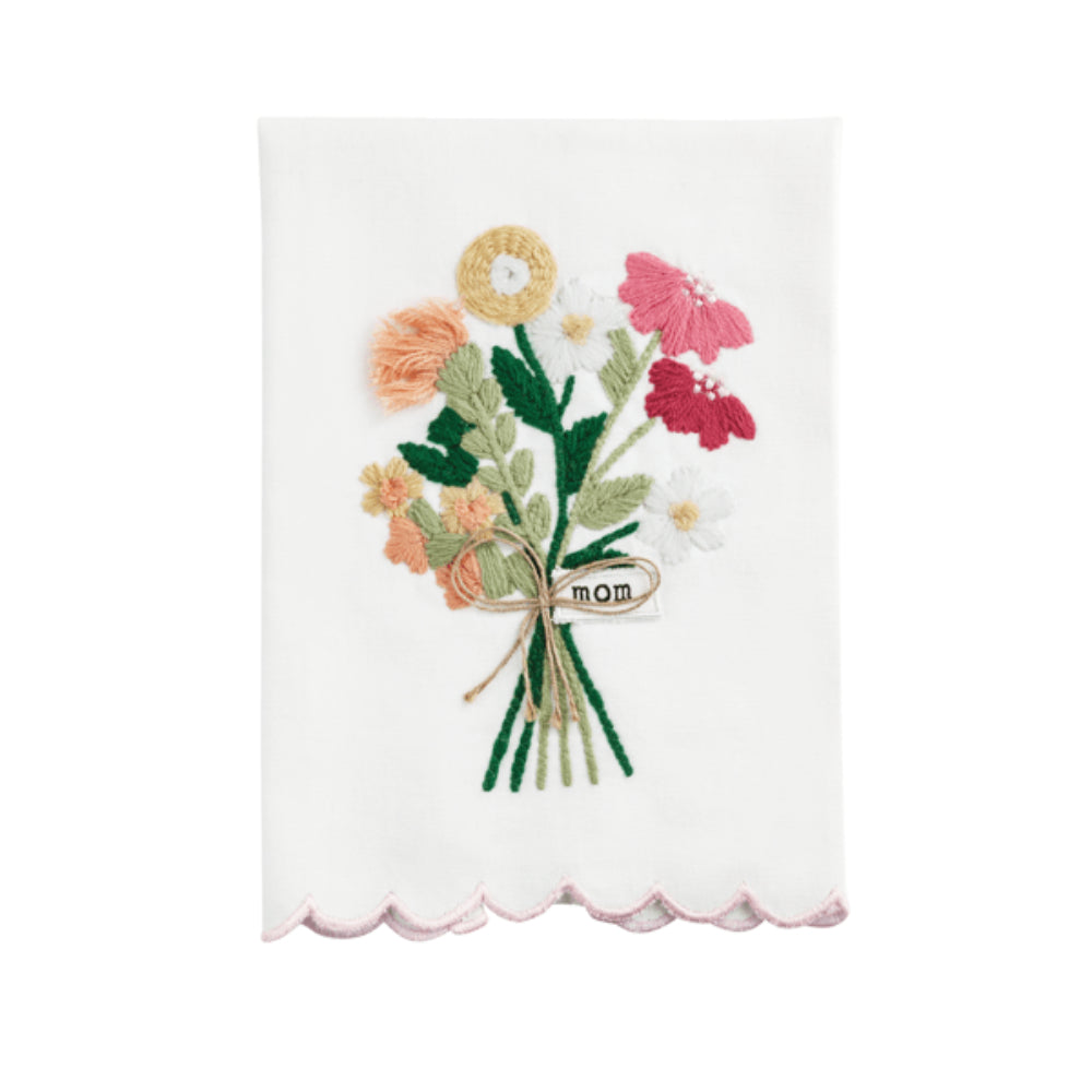Mud Pie Embroidered Mom Towels