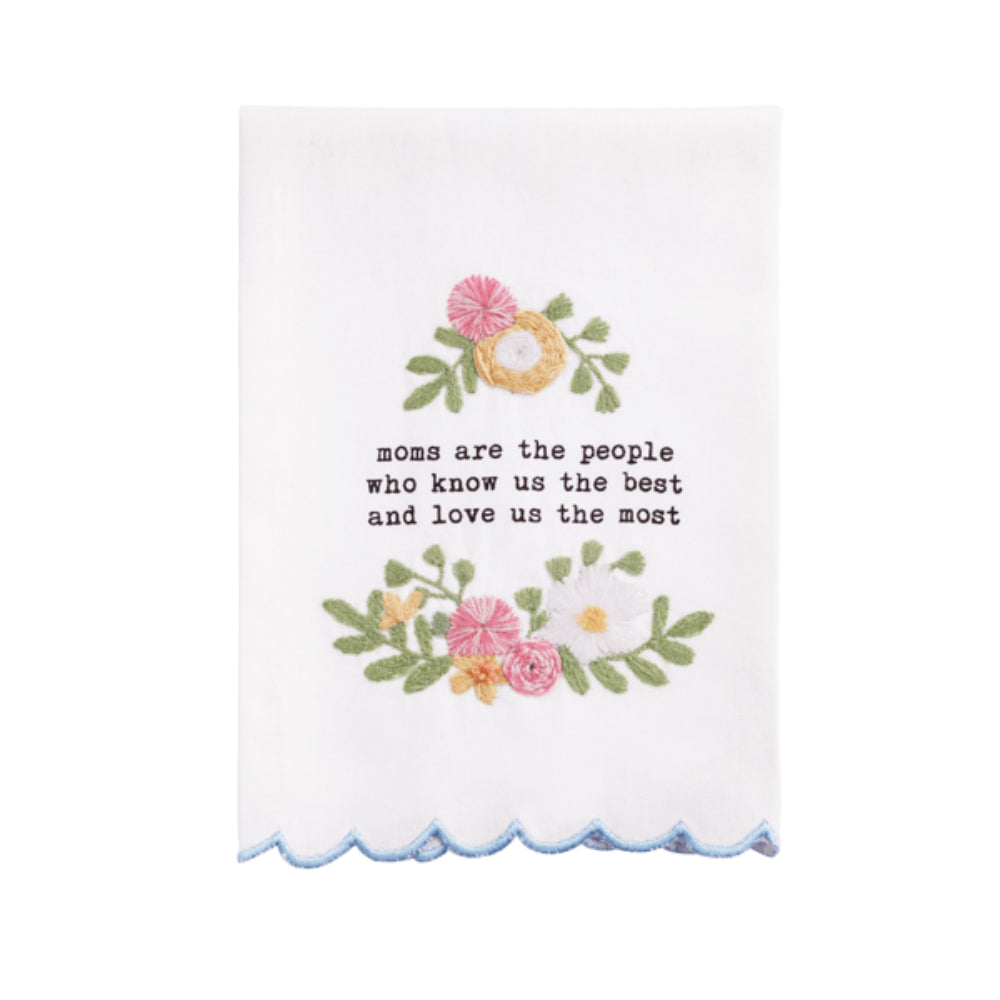 Mud Pie Embroidered Mom Towels