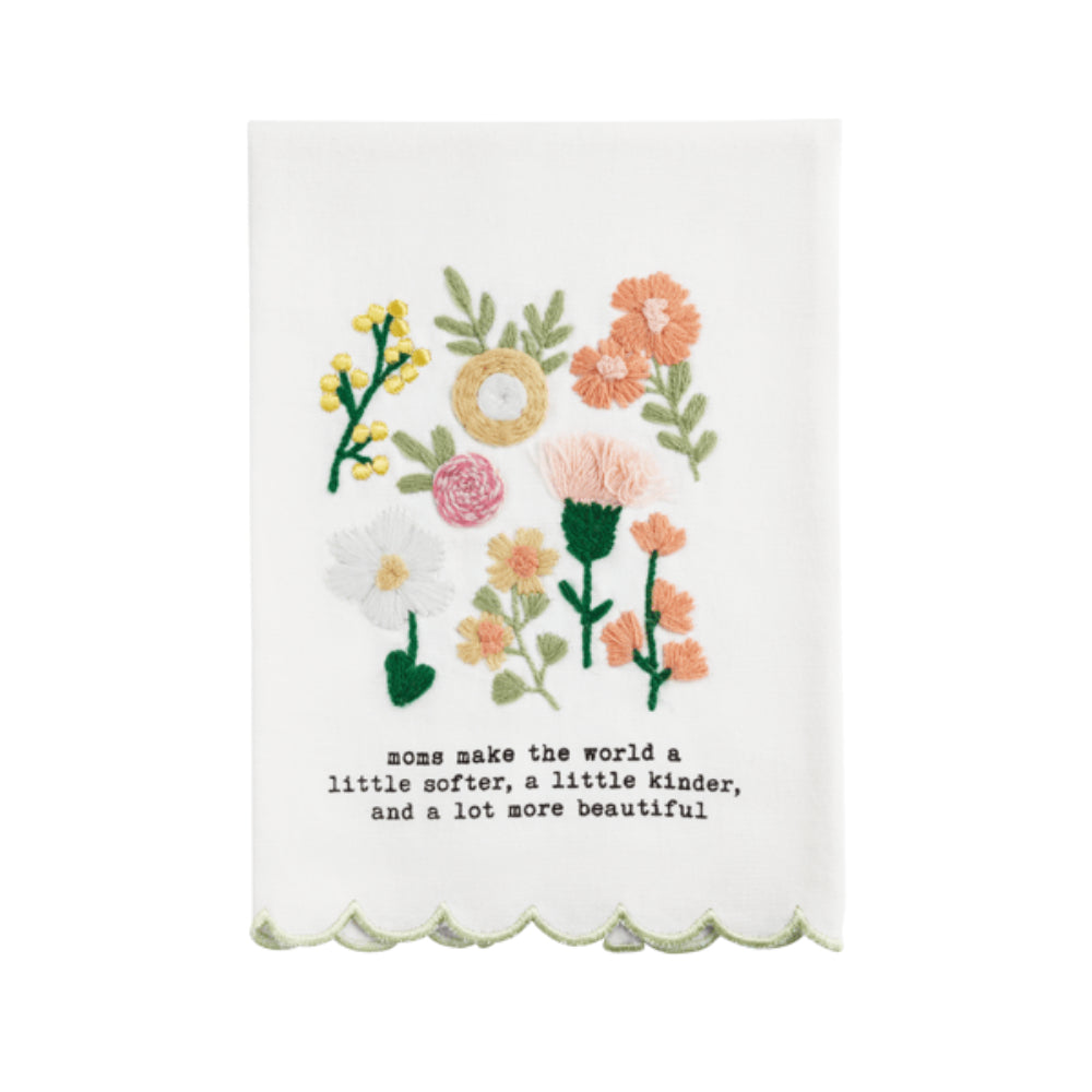 Mud Pie Embroidered Mom Towels