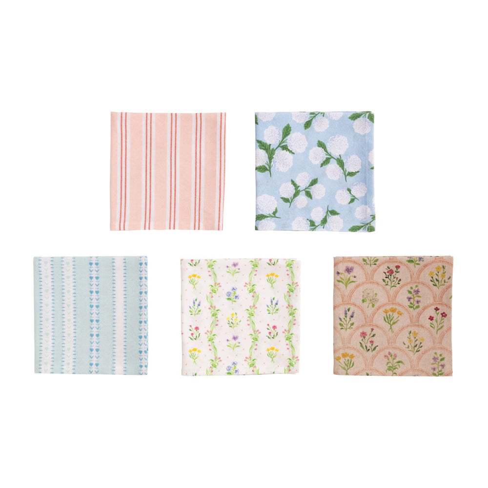 Mud Pie Floral Patterned Towels