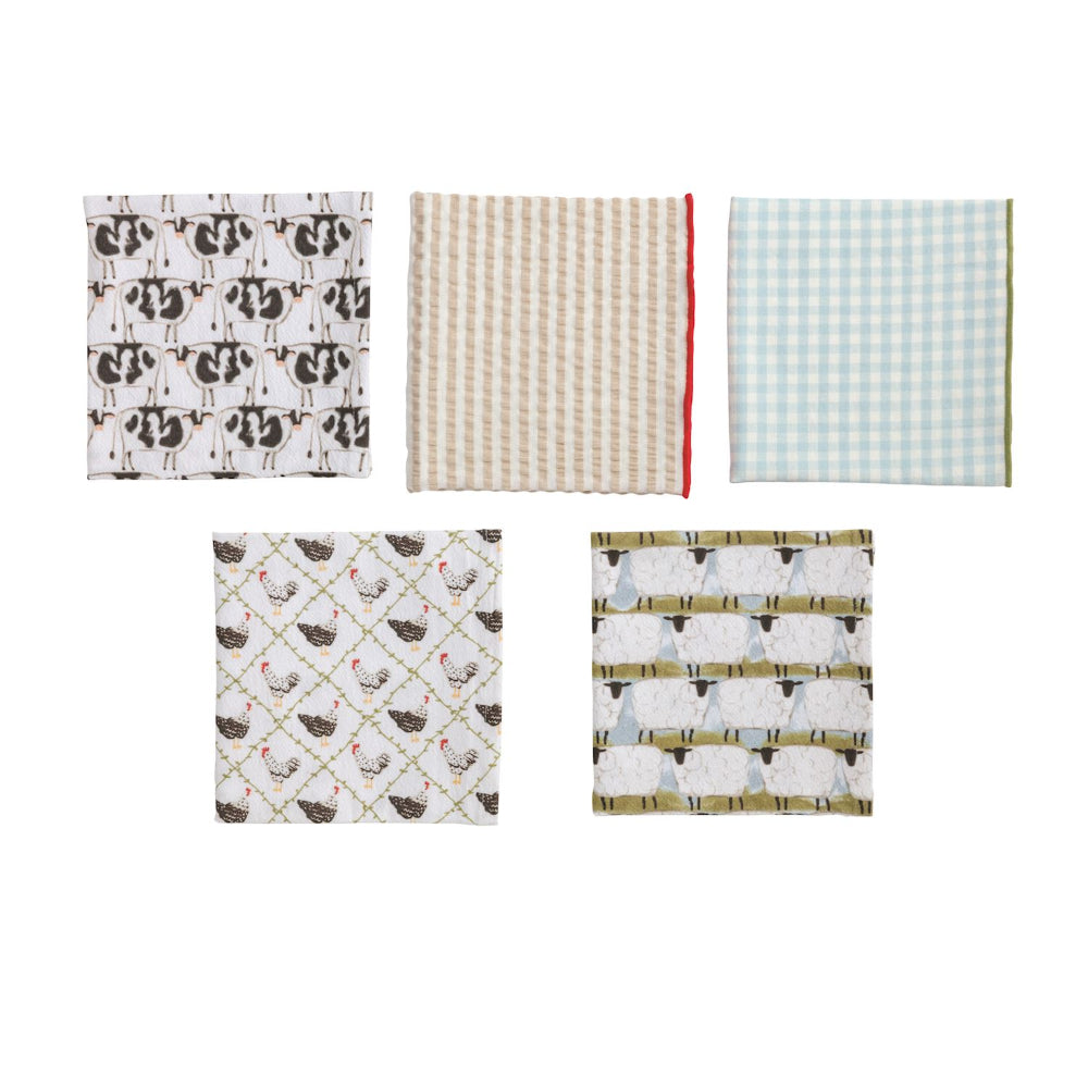 Mud Pie Farm Cotton Towels