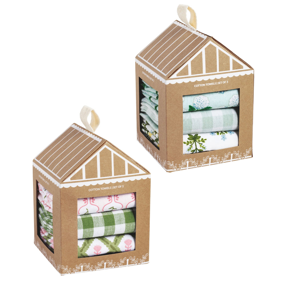 Mud Pie Greenhouse Towel Set