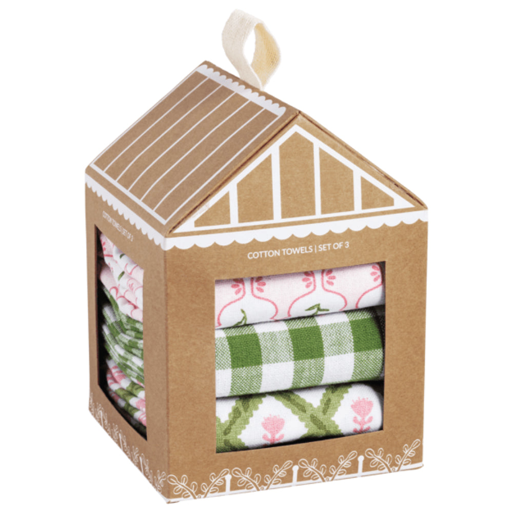 Mud Pie Greenhouse Towel Set