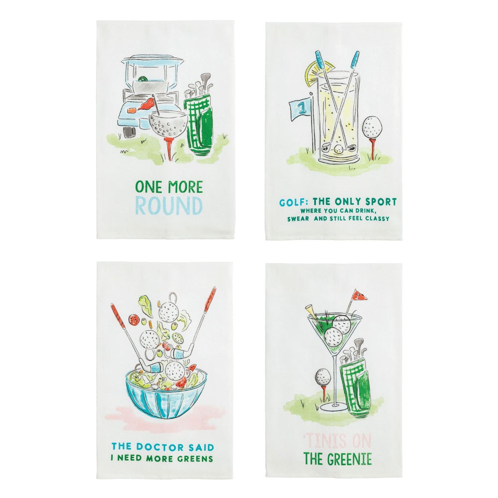 Mud Pie Funny Golf Towels