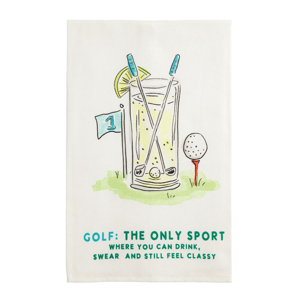 Mud Pie Funny Golf Towels