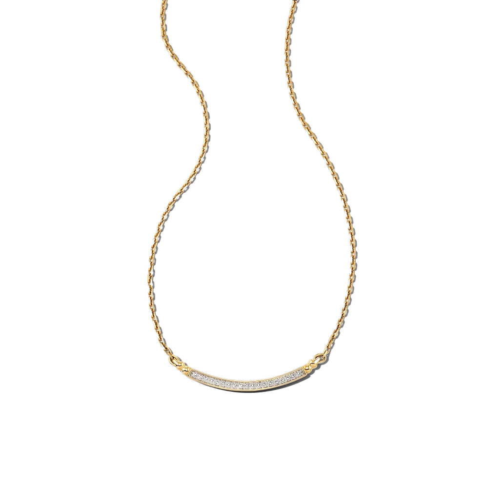 Kendra Scott Ott 14k Gold Pendant Necklace in White Diamond