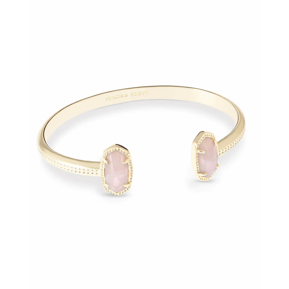 Kendra Scott Elton Cuff Bracelet in Rose Quartz