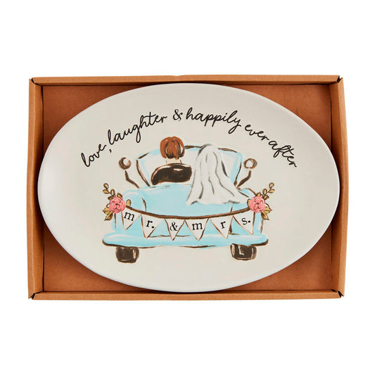 Mud Pie Mr. & Mrs. Get-Away Car Plate