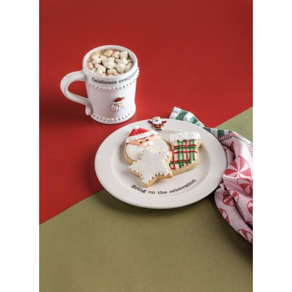 Mud Pie Simply Charming Holiday Plate Set