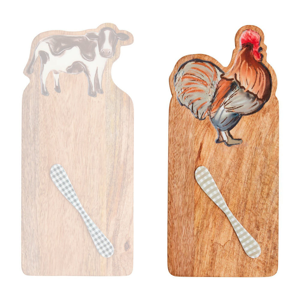 Mud Pie Farm Animal Board Sets