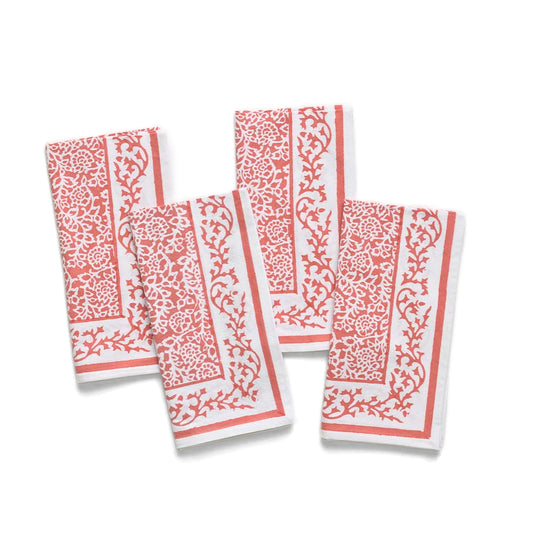 Pomegranate Tapestry Persimmon Napkin