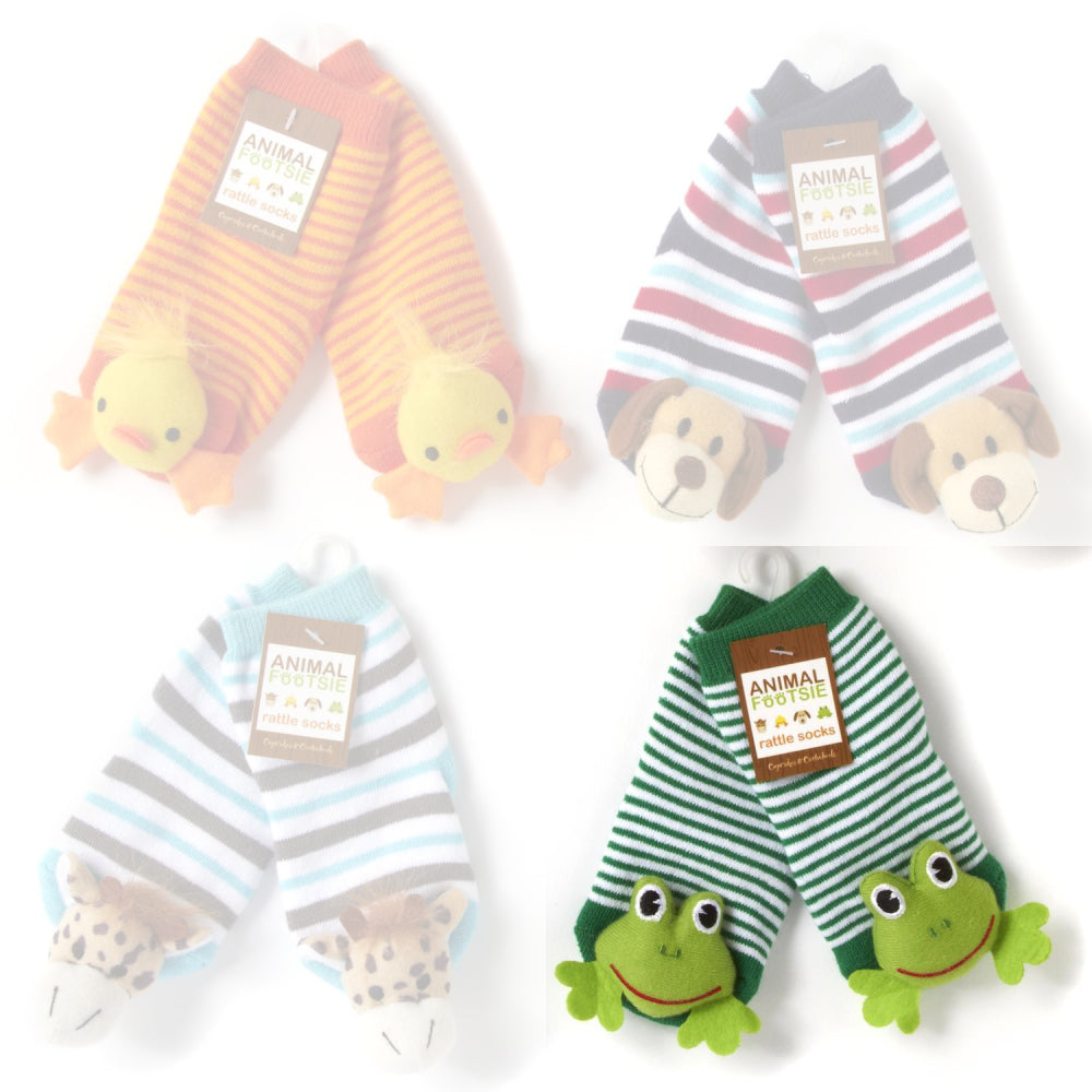 Two's Company Animal Baby Sock