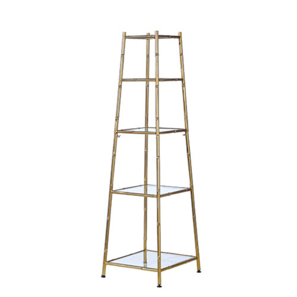55.25" Gold Bamboo Tiered Stand*In-Store Pickup Only*