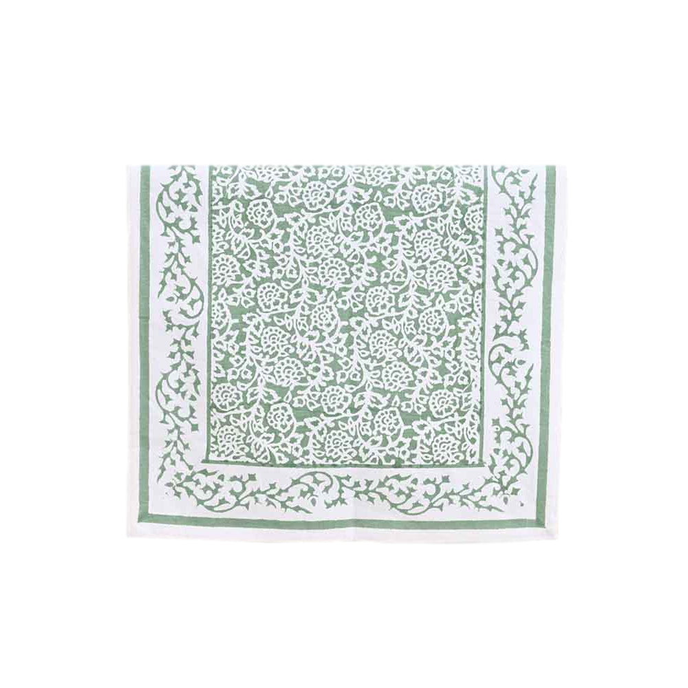 Pomegranate Tapestry Green Table Runner