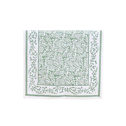 Pomegranate Tapestry Green Table Runner