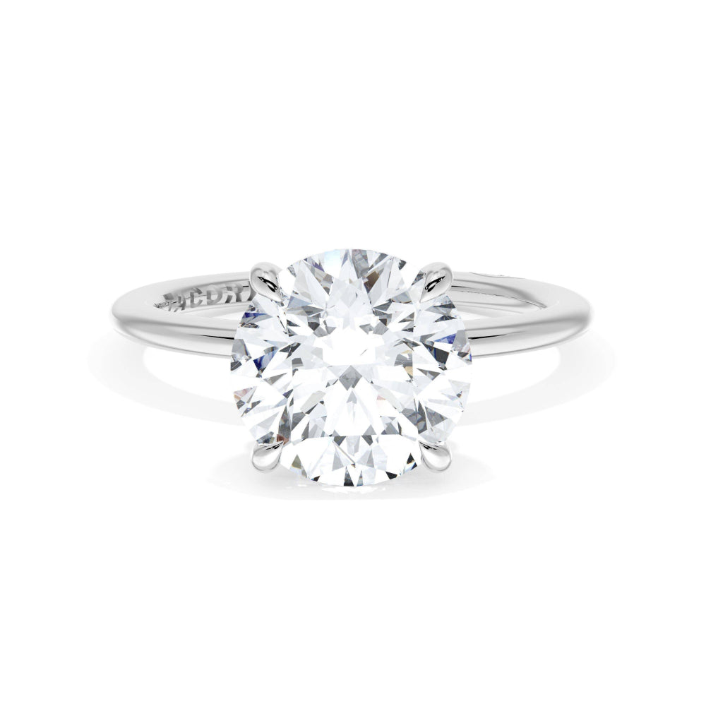 Tacori Platinum Founder's Collection Round Solitaire Engagement Ring