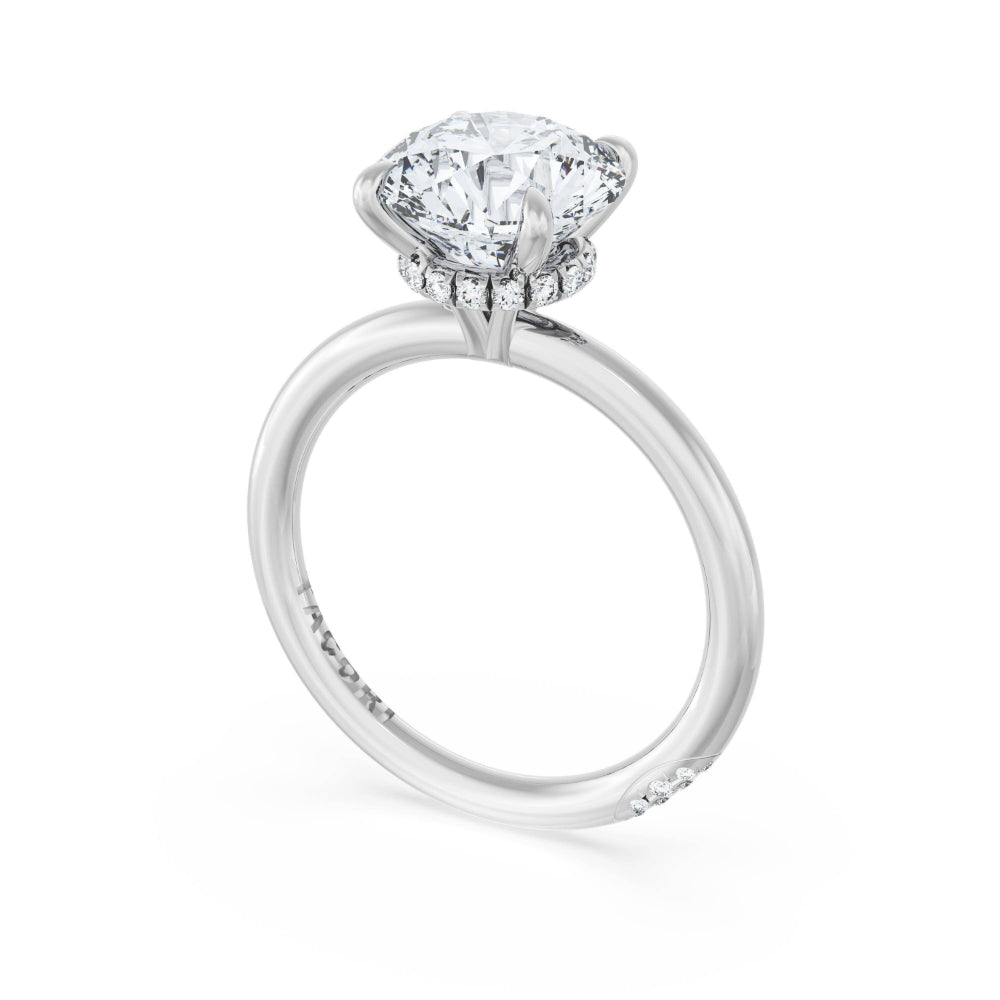 Tacori Platinum Founder's Collection Round Solitaire Engagement Ring