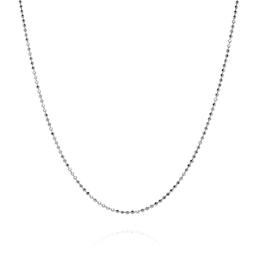 Alex Woo Sterling Silver 16" Icon Beaded Chain Necklace
