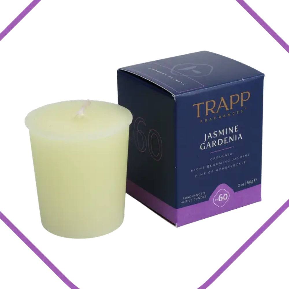 Trapp Fragrances No. 60 Jasmine Gardenia 2 oz. Votive Candle