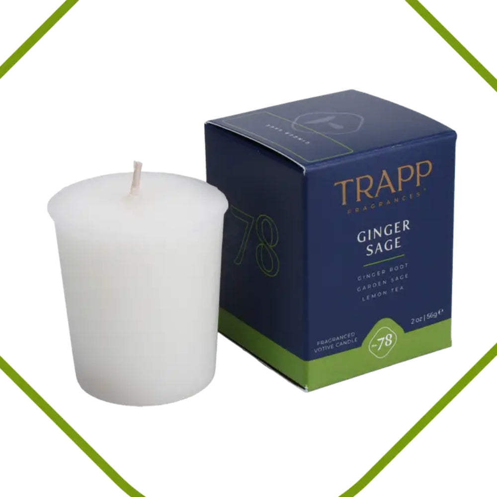 Trapp Fragrances No. 78 Ginger Sage 2 oz. Votive Candle