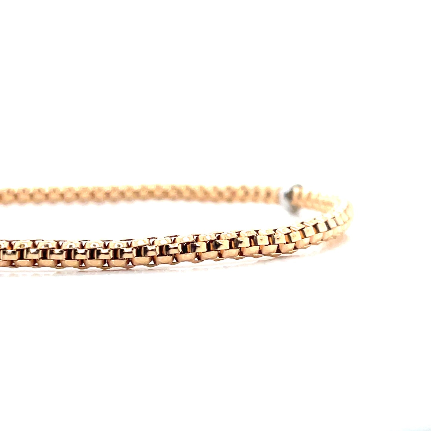 Estate 18k Rose Gold Stretch Bracelet