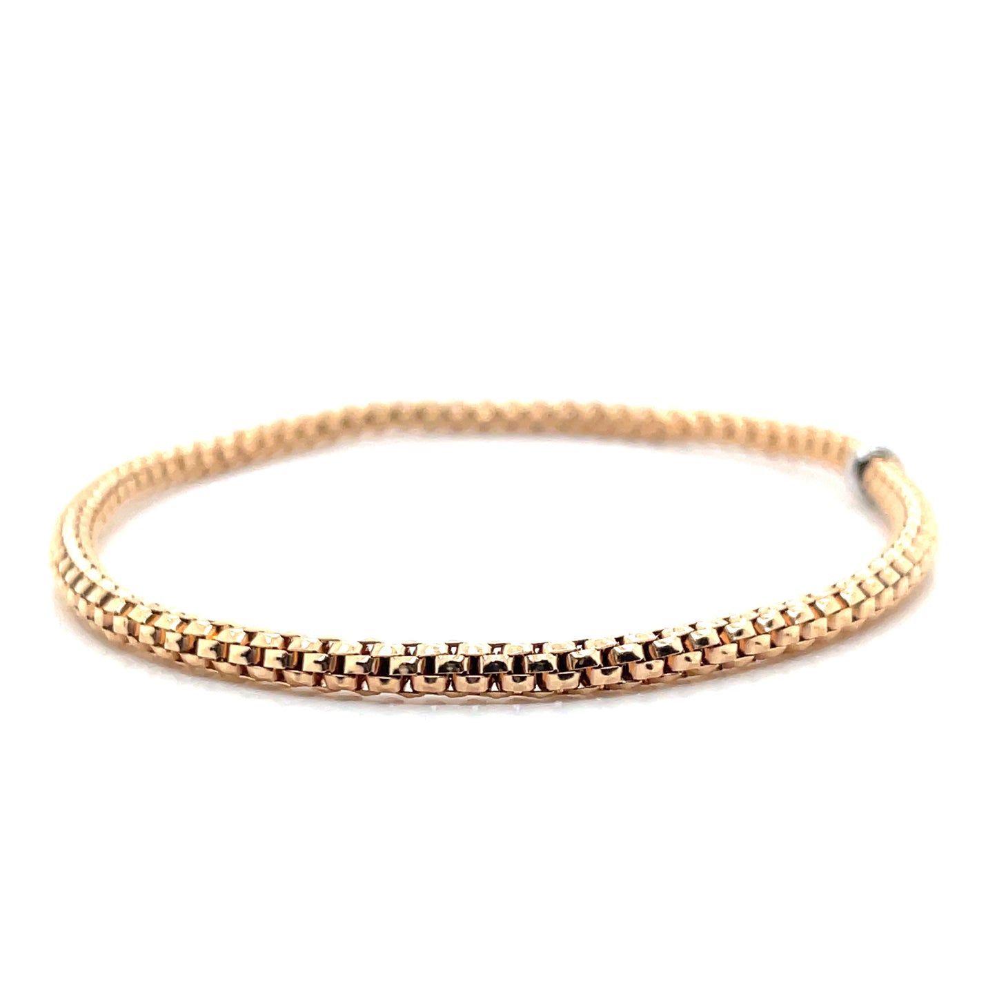 Estate 18k Rose Gold Stretch Bracelet