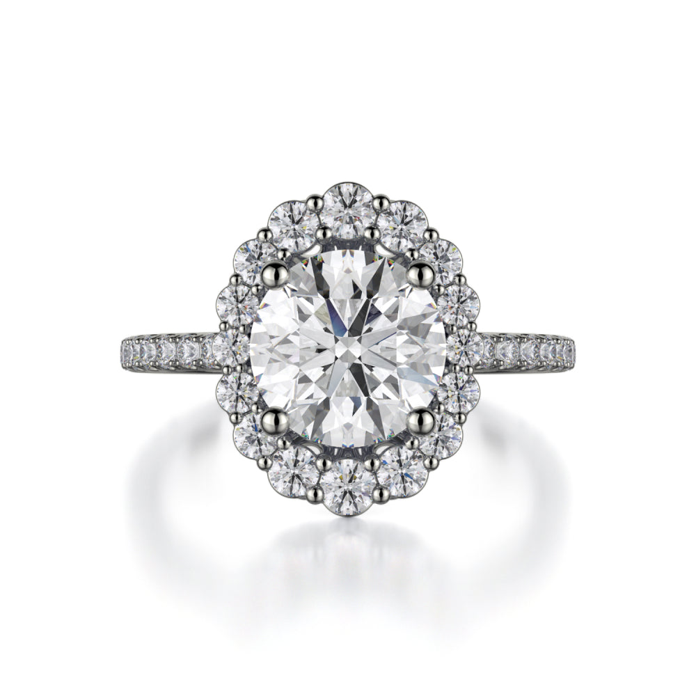 Michael M Defined Engagement Ring